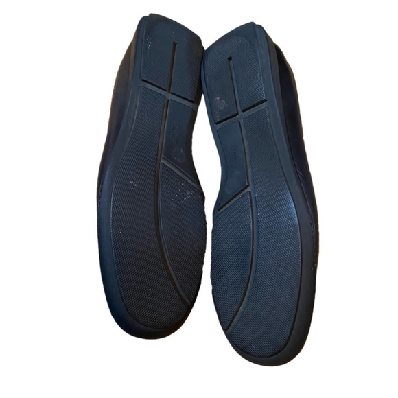 Gucci Rubber Soled Black Leather Driving Loafers 7 1/2 Vintage Unisex - Picture 9 of 12